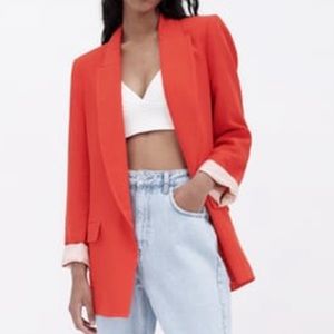 Zara Women's Red Blazer